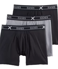 Men's Hanes® X-Temp Air Boxer Briefs -Mens Hanes Clothing Shop 4309654 ALT2