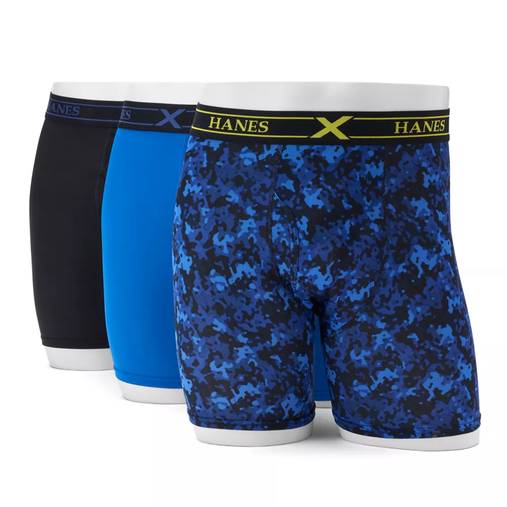 Big & Tall Hanes® 3-pack X-Temp Performance Boxer Briefs 3 Big & Tall Hanes® 3-pack X-Temp Performance Boxer Briefs