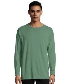 Men's Hanes® ComfortWash Garment-Dyed Tee 23 Men's Hanes® ComfortWash Garment-Dyed Tee -Mens Hanes Clothing Shop 4462322 Cypress Green