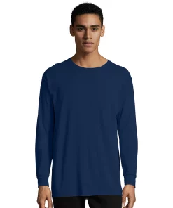 Men's Hanes® ComfortWash Garment-Dyed Tee 21 Men's Hanes® ComfortWash Garment-Dyed Tee -Mens Hanes Clothing Shop 4462322 Navy