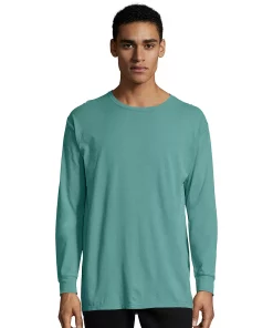 Men's Hanes® ComfortWash Garment-Dyed Tee 18 Men's Hanes® ComfortWash Garment-Dyed Tee -Mens Hanes Clothing Shop 4462322 Spanish Moss