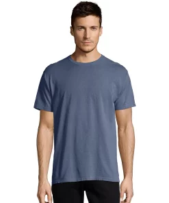 Men's Hanes® ComfortWash Garment-Dyed Tee -Mens Hanes Clothing Shop 4462323 Saltwater