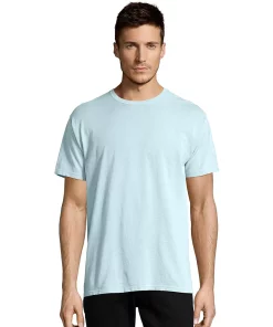 Men's Hanes® ComfortWash Garment-Dyed Tee -Mens Hanes Clothing Shop 4462323 Soothing Blue