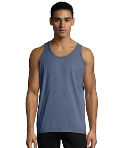Men's Hanes® ComfortWash Garment-Dyed Tank -Mens Hanes Clothing Shop 4462636 Saltwater