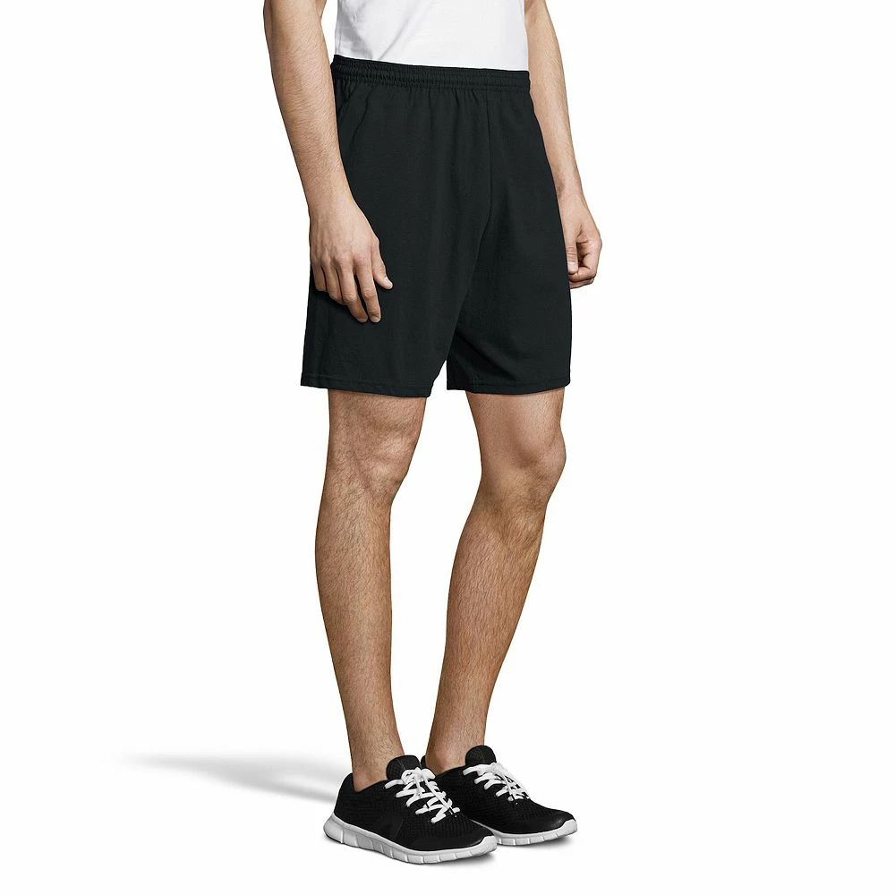 Men's Hanes® ComfortSoft Jersey Pocket Shorts 9 Men's Hanes® ComfortSoft Jersey Pocket Shorts - Image 7