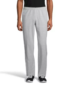 Men's Hanes® ComfortSoft Jersey Pocket Pajama Pants -Mens Hanes Clothing Shop 4462842 Light Steel