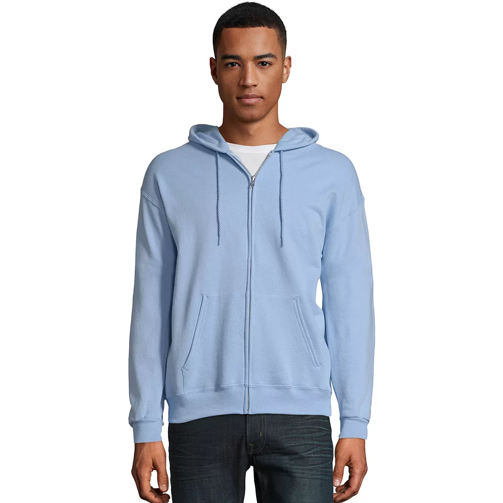 Men's Hanes® EcoSmart Fleece Full-Zip Hooded Jacket 7 Men's Hanes® EcoSmart Fleece Full-Zip Hooded Jacket - Image 5