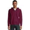 Men's Hanes® EcoSmart Fleece Full-Zip Hooded Jacket -Mens Hanes Clothing Shop 4489033 Maroon1