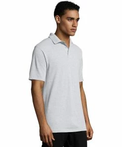Men's Hanes® X-Temp Fresh IQ Classic-Fit Pique Polo 18 Men's Hanes® X-Temp Fresh IQ Classic-Fit Pique Polo -Mens Hanes Clothing Shop 4489035 ALT2