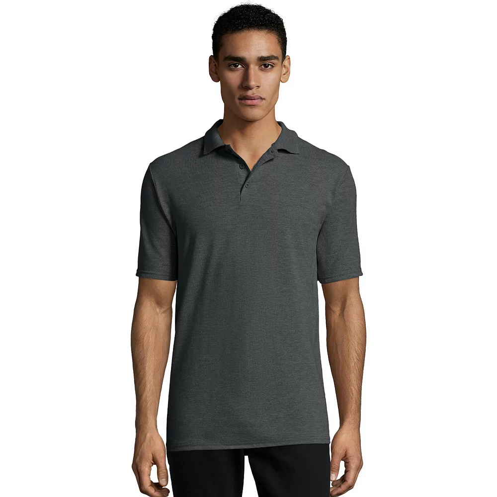Men's Hanes® X-Temp Fresh IQ Classic-Fit Pique Polo 4 Men's Hanes® X-Temp Fresh IQ Classic-Fit Pique Polo - Image 2