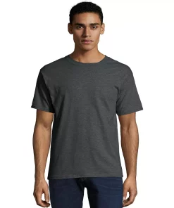 Men's Hanes® Beefy Heavyweight Tee -Mens Hanes Clothing Shop 4489037 Charcoal Heather