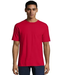 Men's Hanes® Beefy Heavyweight Tee -Mens Hanes Clothing Shop 4489037 Deep Red