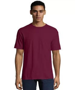 Men's Hanes® Beefy Heavyweight Tee -Mens Hanes Clothing Shop 4489037 Maroon