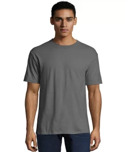 Men's Hanes® Beefy Heavyweight Tee -Mens Hanes Clothing Shop 4489037 Smoke Gray