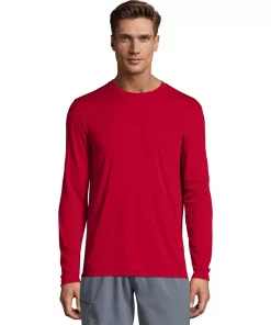 Men's Hanes® CoolDRI Performance Tee -Mens Hanes Clothing Shop 4489039 Deep Red