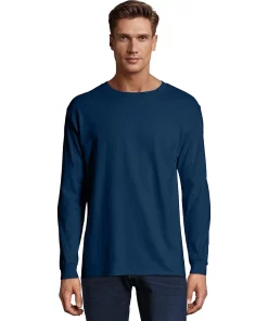 Men's Hanes® Beefy Heavyweight Tee 22 Men's Hanes® Beefy Heavyweight Tee -Mens Hanes Clothing Shop 4489041 Navy
