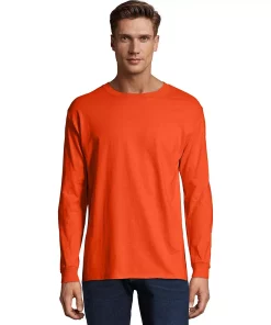 Men's Hanes® Beefy Heavyweight Tee 20 Men's Hanes® Beefy Heavyweight Tee -Mens Hanes Clothing Shop 4489041 Orange
