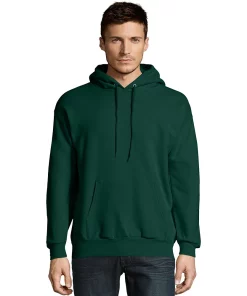 Men's Hanes® EcoSmart Fleece Pullover Hoodie -Mens Hanes Clothing Shop 4489043 Deep Forest