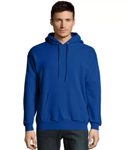 Men's Hanes® EcoSmart Fleece Pullover Hoodie -Mens Hanes Clothing Shop 4489043 Deep Royal