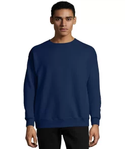 Men's Hanes® EcoSmart Fleece Sweatshirt -Mens Hanes Clothing Shop 4489044 Navy