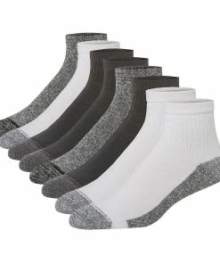 Men's Hanes Ultimate® 8-Pack X-Temp Ultra Cushion Ankle Socks 9 Men's Hanes Ultimate® 8-Pack X-Temp Ultra Cushion Ankle Socks -Mens Hanes Clothing Shop 4638465 Grey Marl