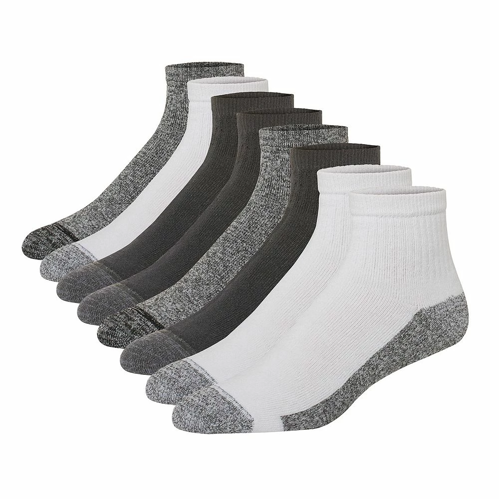 Men's Hanes Ultimate® 8-Pack X-Temp Ultra Cushion Ankle Socks 5 Men's Hanes Ultimate® 8-Pack X-Temp Ultra Cushion Ankle Socks - Image 3