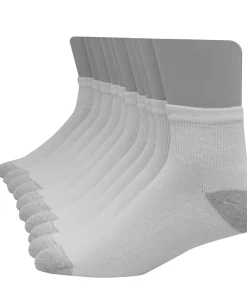 Men's Hanes UltimateĀ® 12-pack Soft & Durable Ankle Socks