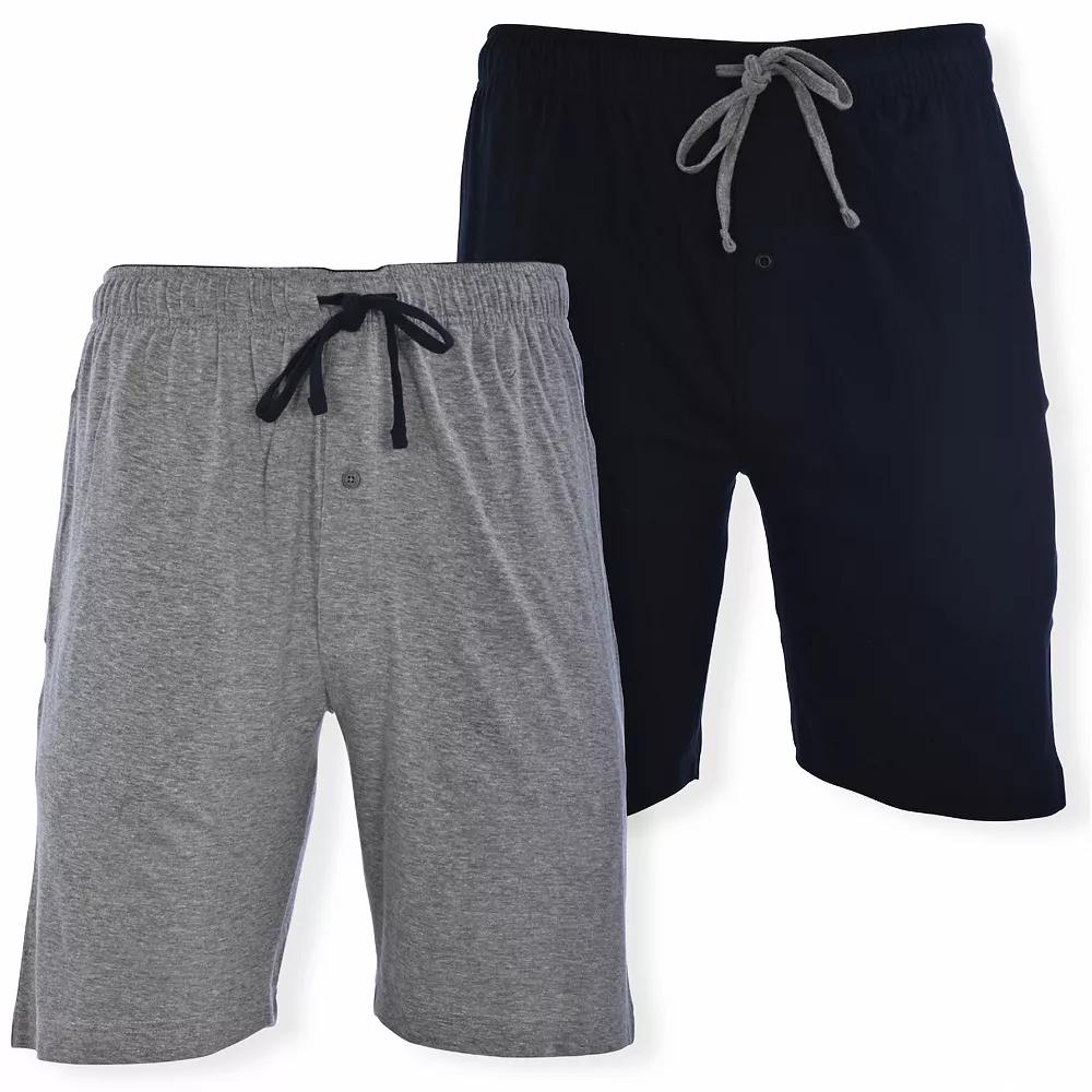 Men's Hanes® 2-pack Knit Pajama Shorts 6 Men's Hanes® 2-pack Knit Pajama Shorts - Image 4