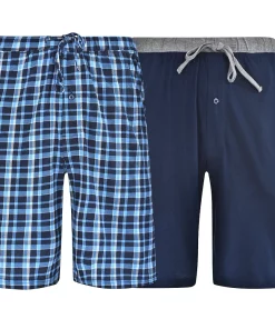 Men's HanesĀ® 2-pack Knit Pajama Shorts