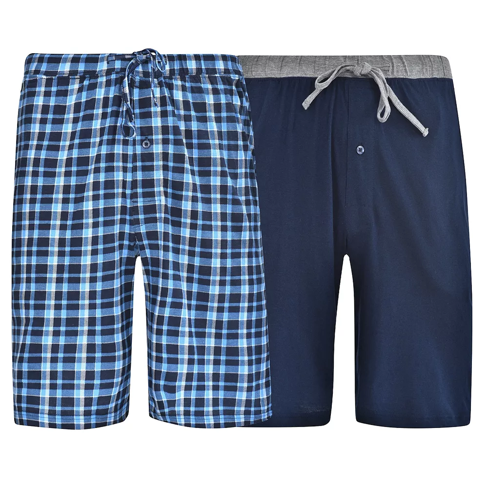 Men's Hanes® 2-pack Knit Pajama Shorts 3 Men's Hanes® 2-pack Knit Pajama Shorts