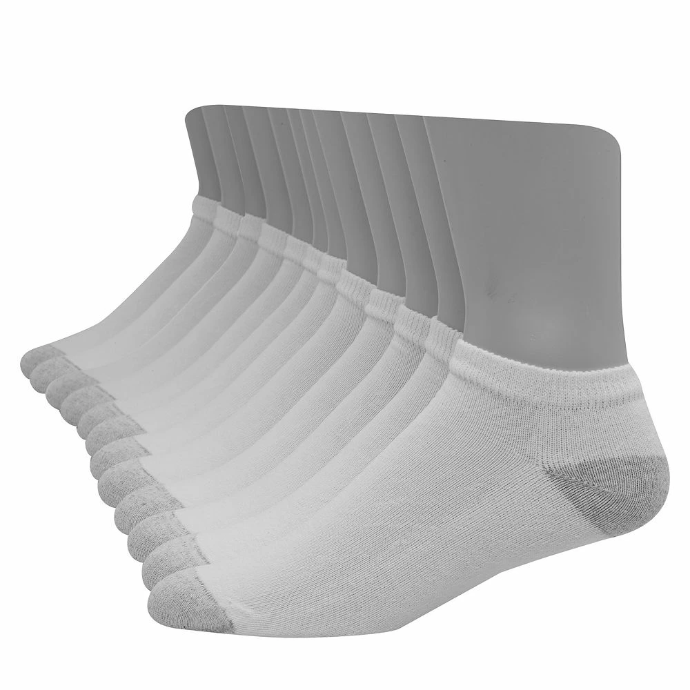 Men's Hanes Ultimate® 12-pack Low-Cut Socks 4 Men's Hanes Ultimate® 12-pack Low-Cut Socks - Image 2