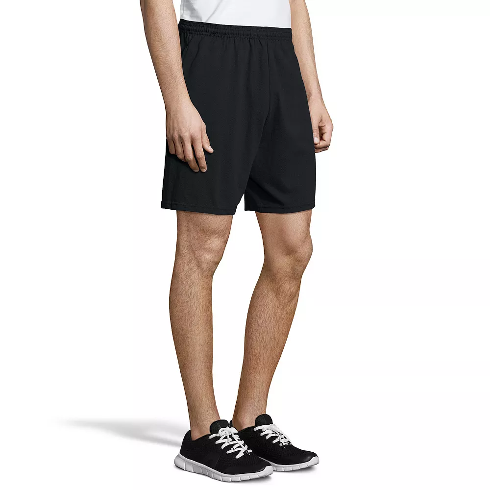 Big & Tall Hanes® Jersey Pocket Shorts 9 Big & Tall Hanes® Jersey Pocket Shorts - Image 7