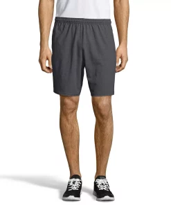 Big & Tall Hanes® Jersey Pocket Shorts 12 Big & Tall Hanes® Jersey Pocket Shorts -Mens Hanes Clothing Shop 5084303 Charcoal Heather