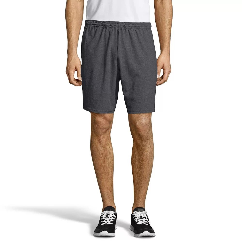 Big & Tall Hanes® Jersey Pocket Shorts 5 Big & Tall Hanes® Jersey Pocket Shorts - Image 3