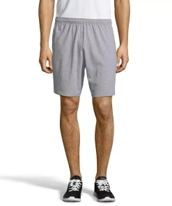 Big & Tall Hanes® Jersey Pocket Shorts 13 Big & Tall Hanes® Jersey Pocket Shorts -Mens Hanes Clothing Shop 5084303 Light Steel
