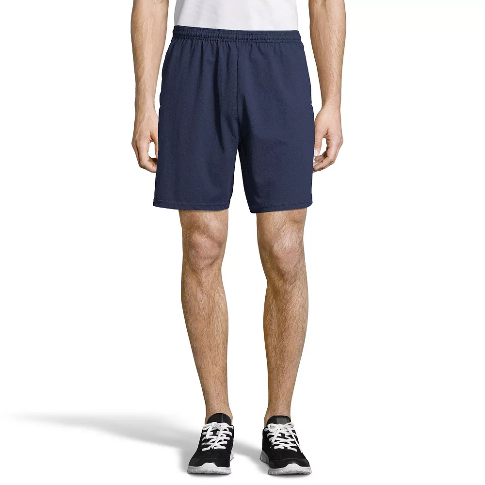 Big & Tall Hanes® Jersey Pocket Shorts 7 Big & Tall Hanes® Jersey Pocket Shorts - Image 5