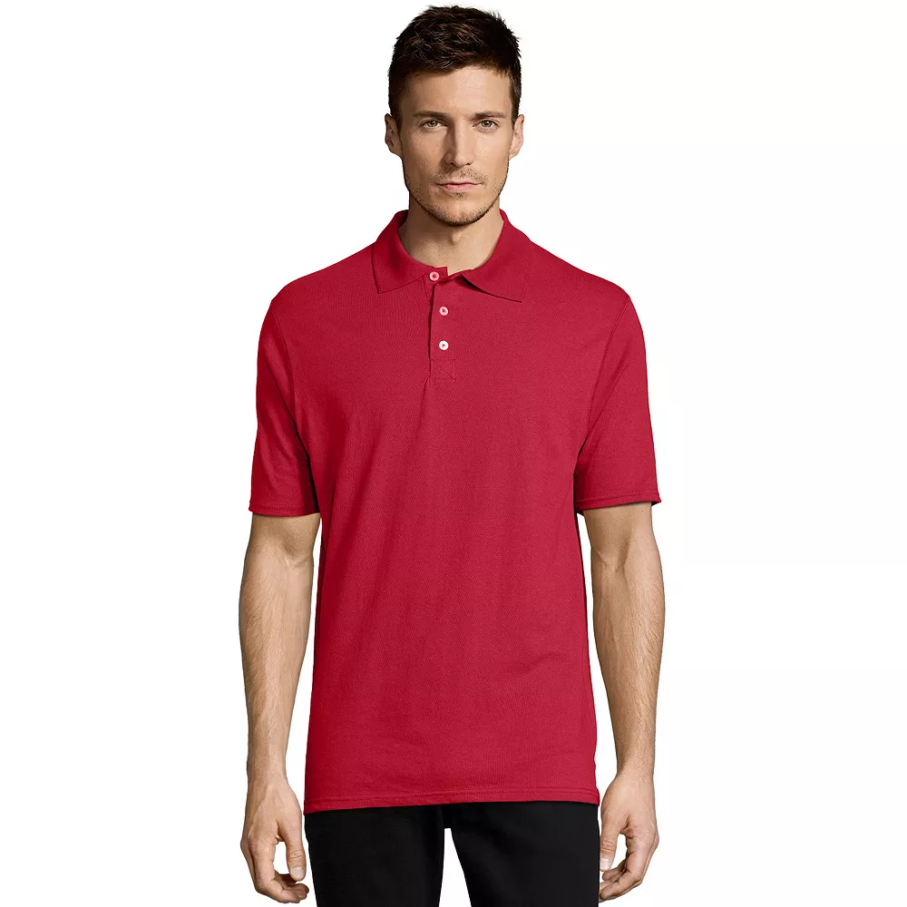 Men's Hanes® X-temp Jersey Polo 8 Men's Hanes® X-temp Jersey Polo - Image 6