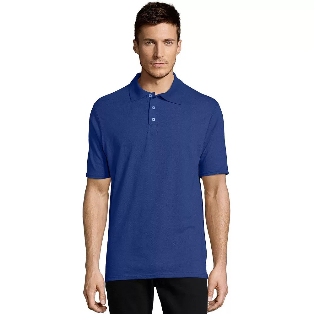 Men's Hanes® X-temp Jersey Polo 5 Men's Hanes® X-temp Jersey Polo - Image 3