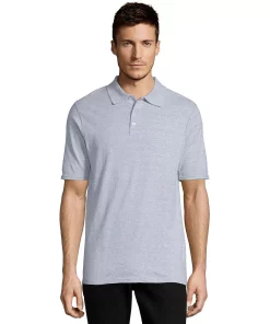 Men's Hanes® X-temp Jersey Polo 18 Men's Hanes® X-temp Jersey Polo -Mens Hanes Clothing Shop 5086667 Light Steel