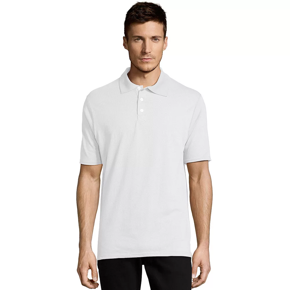Men's Hanes® X-temp Jersey Polo 4 Men's Hanes® X-temp Jersey Polo - Image 2