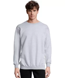 Men's Hanes Ultimate® Cotton Sweatshirt -Mens Hanes Clothing Shop 5086668 Ash