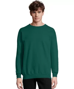 Men's Hanes Ultimate® Cotton Sweatshirt -Mens Hanes Clothing Shop 5086668 Deep Forest