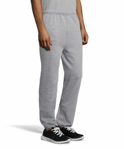 Men's Hanes Ultimate® Cotton Cinched-Leg Sweatpants -Mens Hanes Clothing Shop 5086672 ALT2