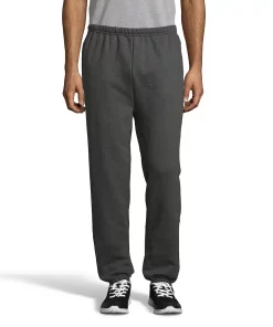 Men's Hanes Ultimate® Cotton Cinched-Leg Sweatpants -Mens Hanes Clothing Shop 5086672 Charcoal Heather