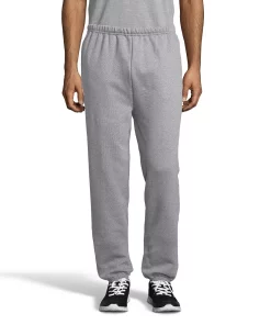Men's Hanes Ultimate® Cotton Cinched-Leg Sweatpants -Mens Hanes Clothing Shop 5086672 Light Steel