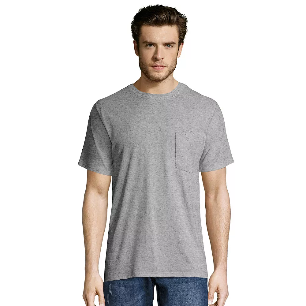 Men's Hanes® Workwear 2-pack Pocket Tee 6 Men's Hanes® Workwear 2-pack Pocket Tee - Image 4