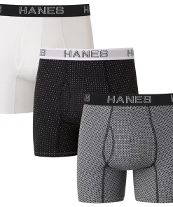 Men's Hanes Ultimate® ComfortFlex Fit 3-pack Boxer Briefs 13 Men's Hanes Ultimate® ComfortFlex Fit 3-pack Boxer Briefs -Mens Hanes Clothing Shop 5126458 ALT2