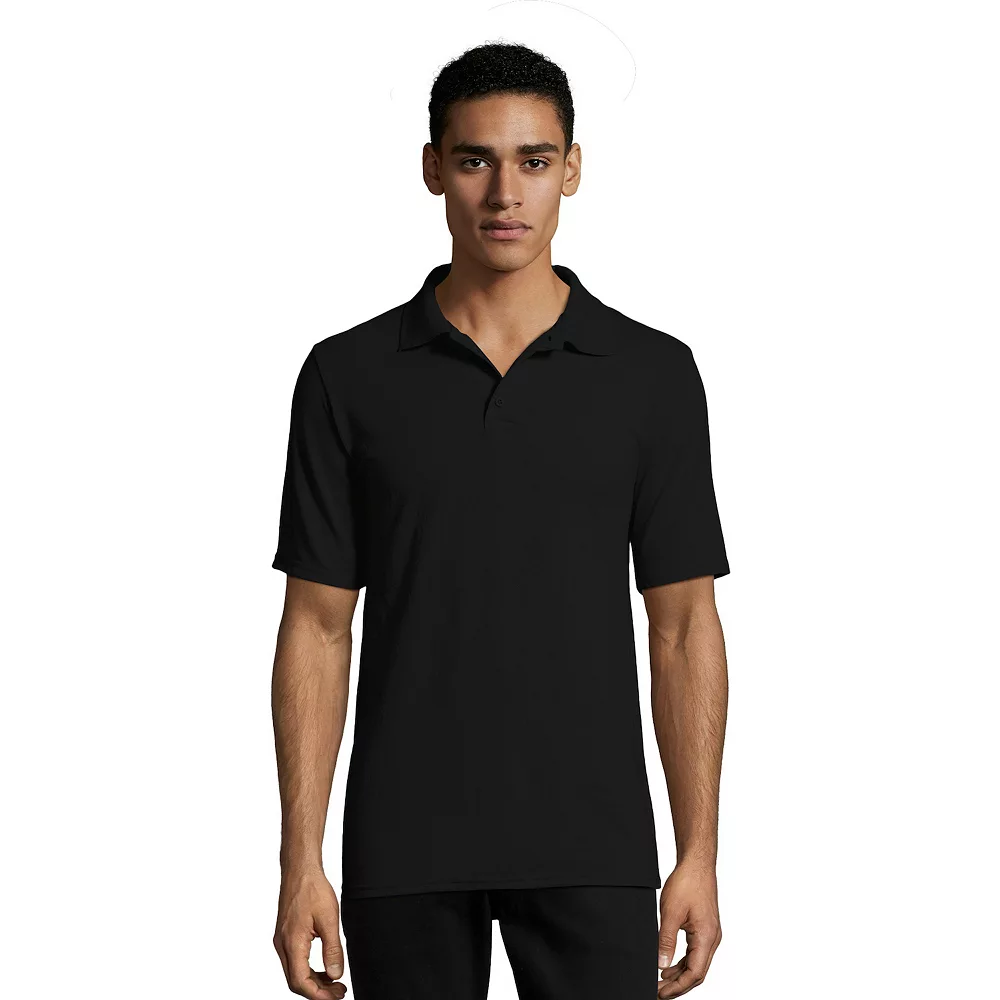 Men's Hanes® X-Temp Fresh IQ Pique Polo 4 Men's Hanes® X-Temp Fresh IQ Pique Polo - Image 2
