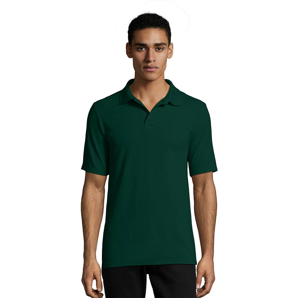 Men's Hanes® X-Temp Fresh IQ Pique Polo 5 Men's Hanes® X-Temp Fresh IQ Pique Polo - Image 3