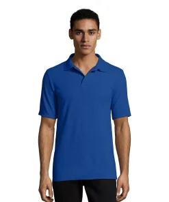 Men's Hanes® X-Temp Fresh IQ Pique Polo 14 Men's Hanes® X-Temp Fresh IQ Pique Polo -Mens Hanes Clothing Shop 5164213 Deep Royal